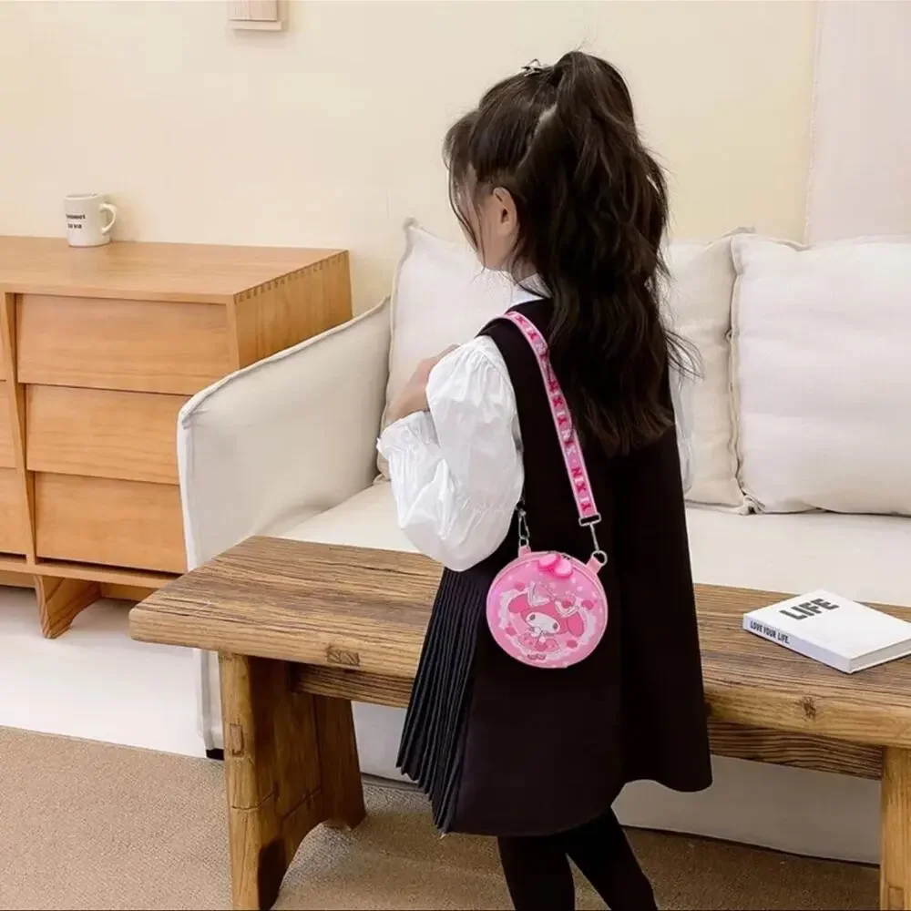 My Melody Pink Round Crossbody Bag